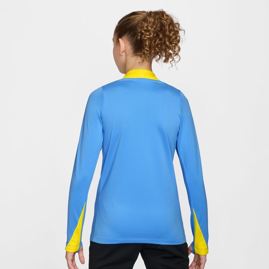 Barcelona Training Shirt Dri-FIT Strike Drill - University Blue/Opti Yellow Kids