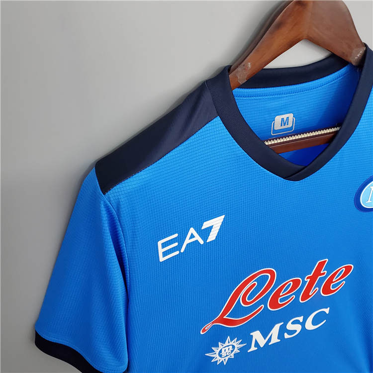Lightweight Napoli 21-22 Home Blue Soccer Jersey Football Shirt