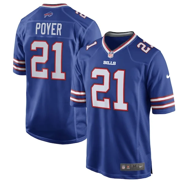 None Jordan Poyer Game Jersey - Royal | NFL Player Jersey | NFL Footba