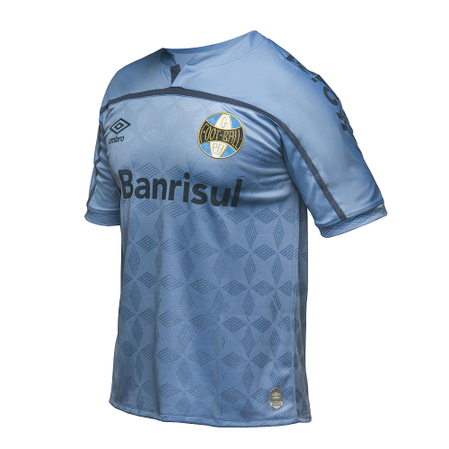 Grêmio 20-21 Third Light Blue Soccer Jersey Shirt - Official Replica