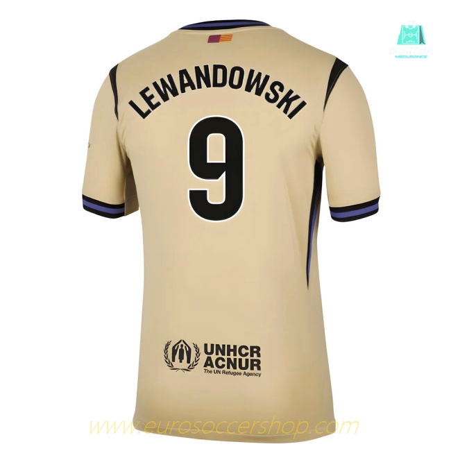 2025-2026 Barcelona Away Shirt (Lewandowski 9)