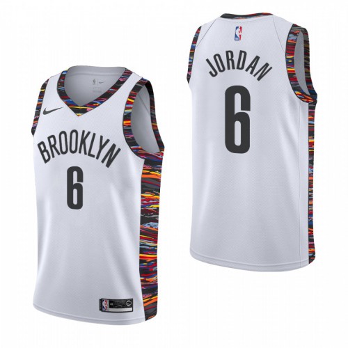 Nets White Brooklyn Nets #6 Nike Jersey - Reasonably Priced Quality