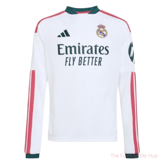 2026-2027 Real Madrid Long Sleeve Home Shirt (Kids) (Zidane 5)