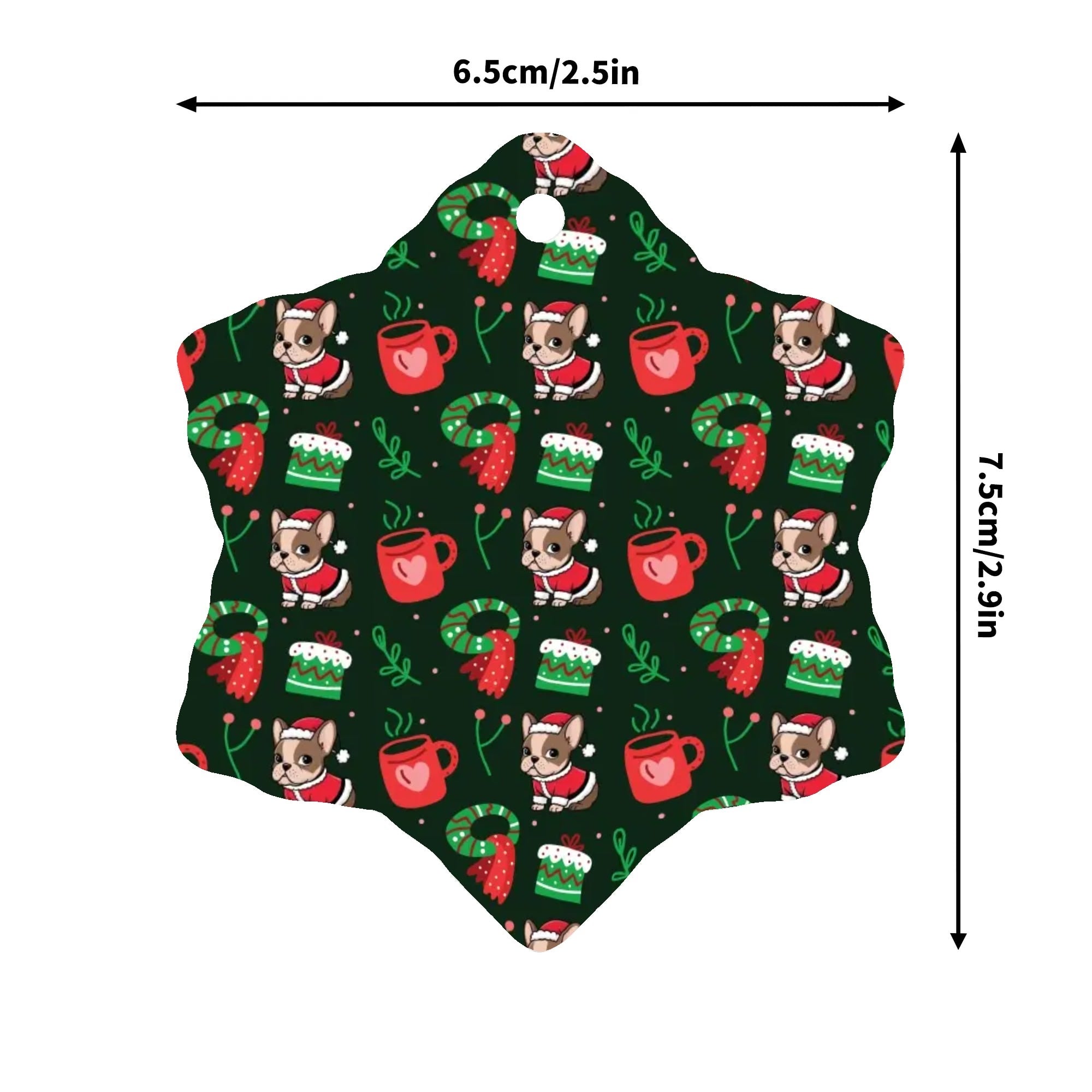 Minimal-Aesthetic Stella - Christmas Ornaments for Casual Outings