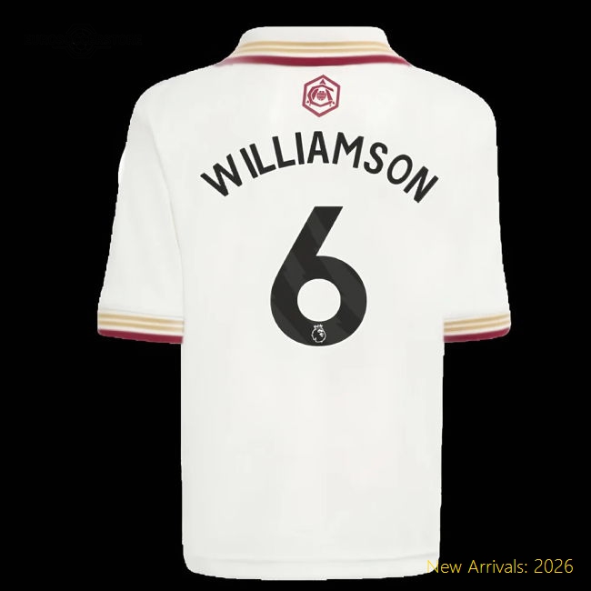 High-quality Arsenal Mini Jersey Williamson 2025-2026 Drycell