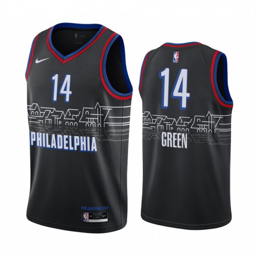 PHI Black Nike P. 76ers #14 NBA Jersey Basketball Jersey Quality