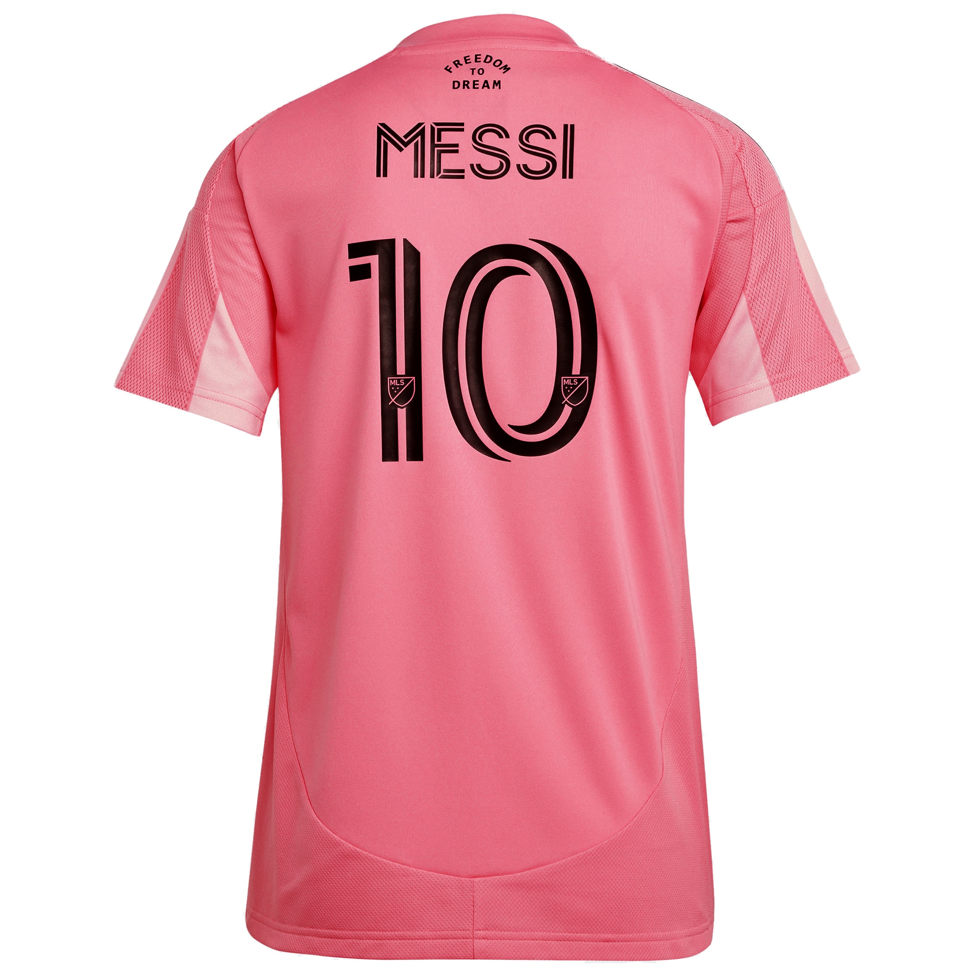 [SJH] Lionel Messi #10 Inter Miami CF Women's 2025 Euforia Replica Player Jersey - Light Pink