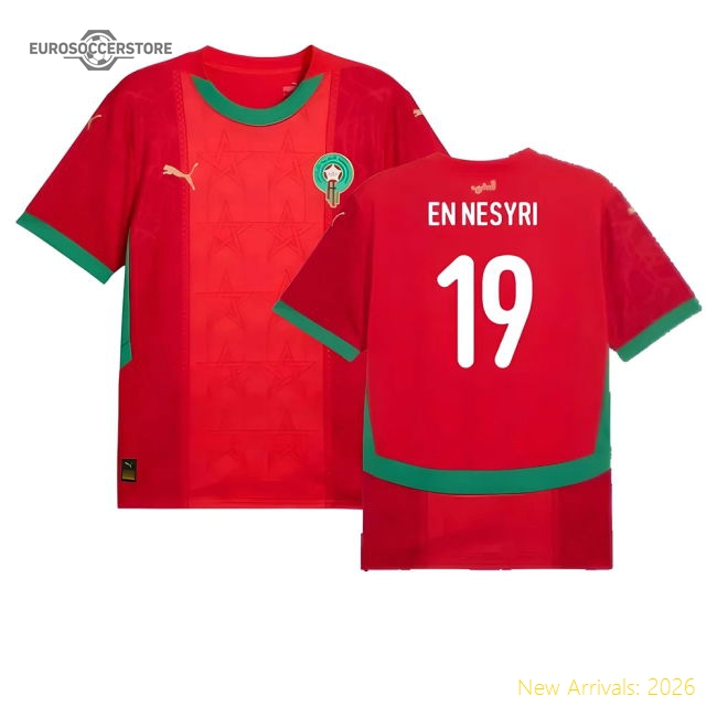 Authentic Morocco En 20242025 Home Shirt Lightweight Classic