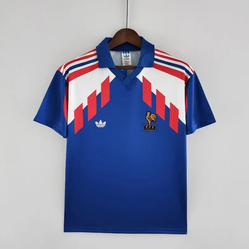 Cheap 1988-1990 France Jersey retro kit