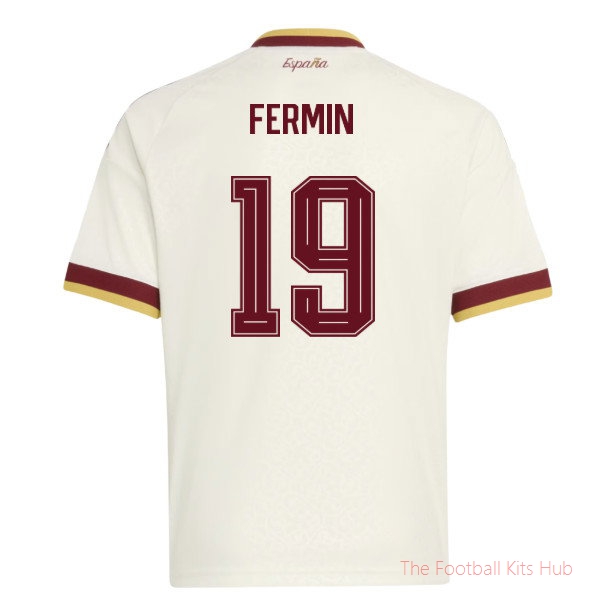 [JED] 2026/27 Spain Away Shirt (Kids) (Fermin 19)