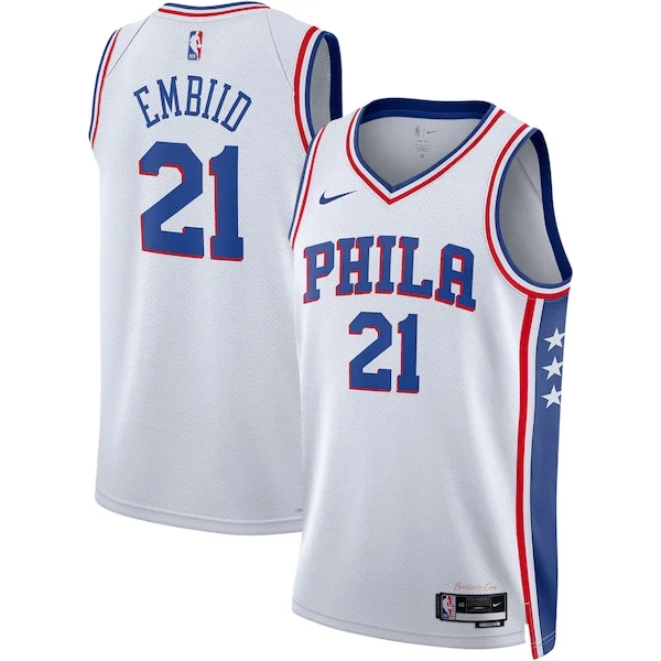 Joel Embiid PHI Professional Team Jersey - White - Licensed Product