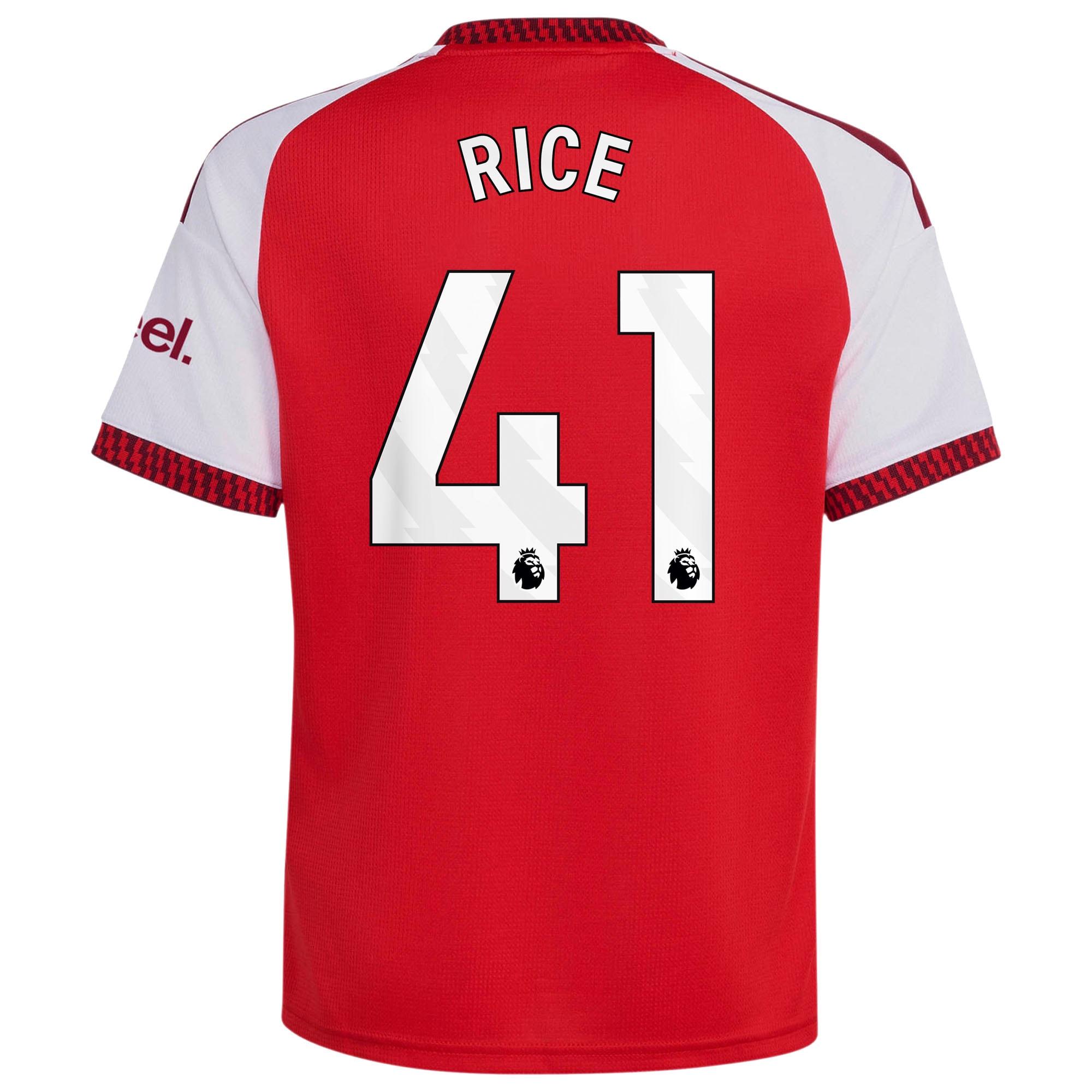 [SJH] Declan Rice #41 Arsenal Youth 2026/27 Home Replica Jersey - Red