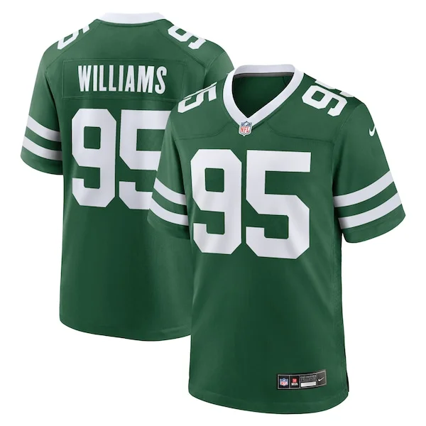 None Quinnen Williams Game Jersey - Green | NFL Player Jersey