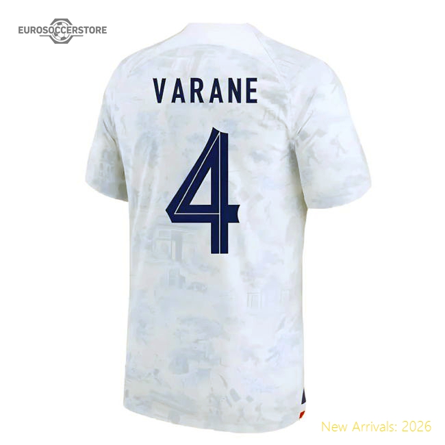 France 2022-2023 Away Jersey - Elite Quick-dry Retro Contemporary