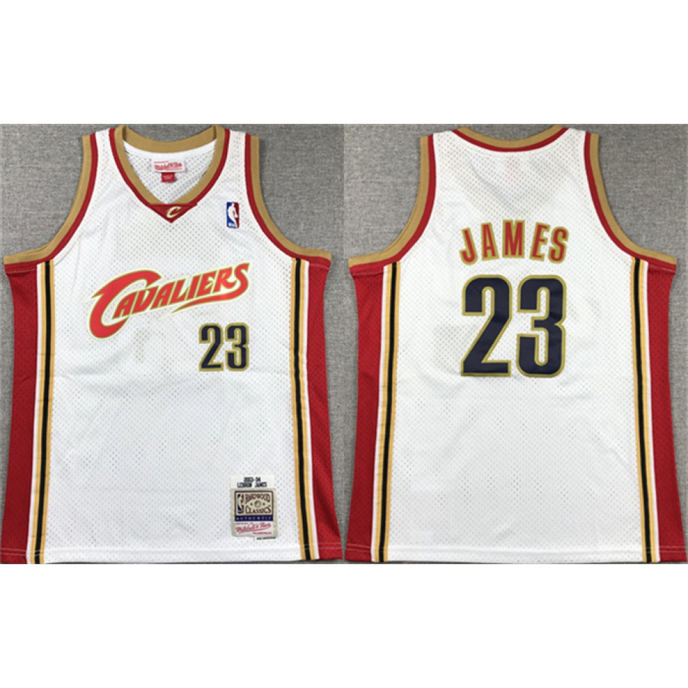 LeBron James23 Jersey White - - Game Day Essential