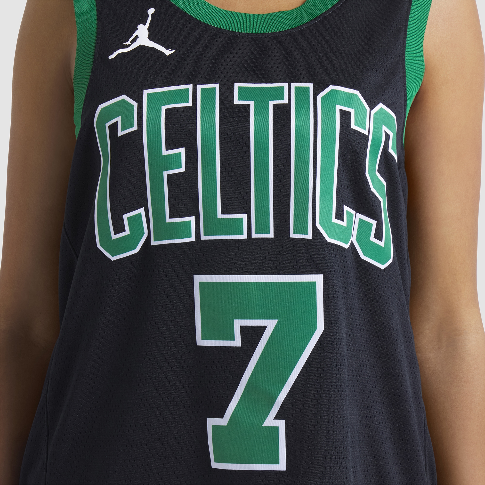 [LK] Jaylen Brown #7 Boston Celtics Unisex Swingman Jersey - Statement Edition - Black