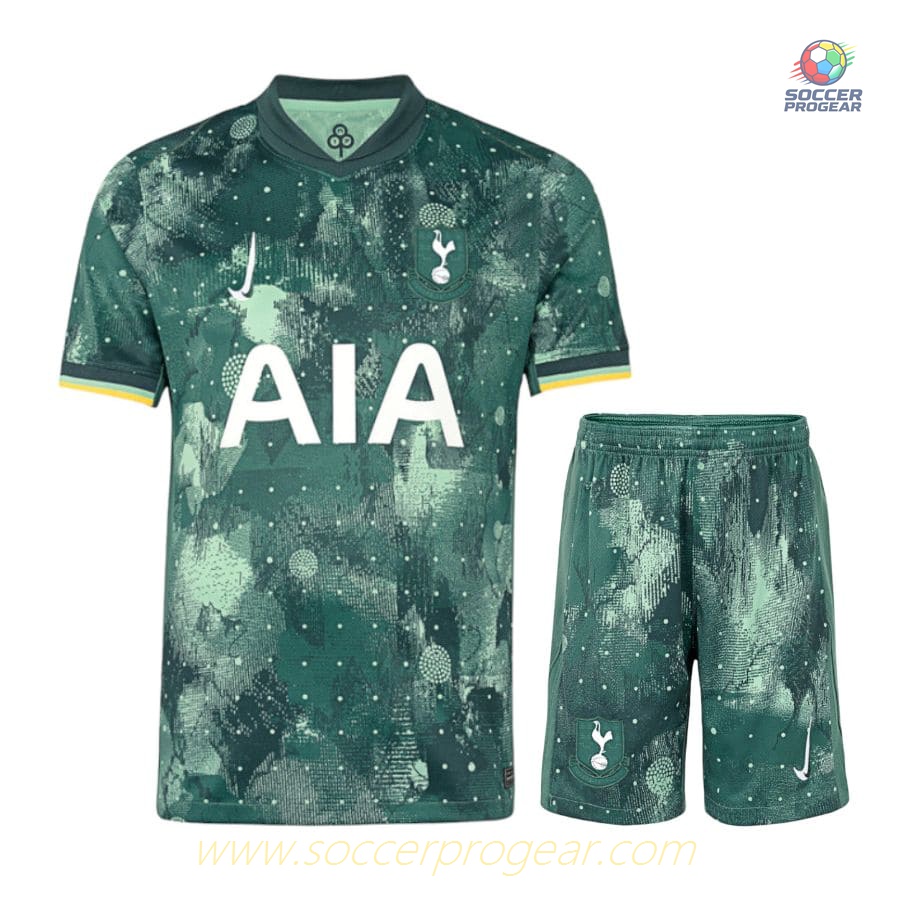 Tottenham Third Child Kit Team Jersey 2024-2025 Season