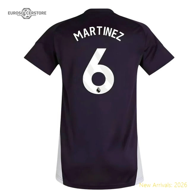 2025-2026 Man Utd Training Jersey (Aurora Plum) Womens (Martinez 6)