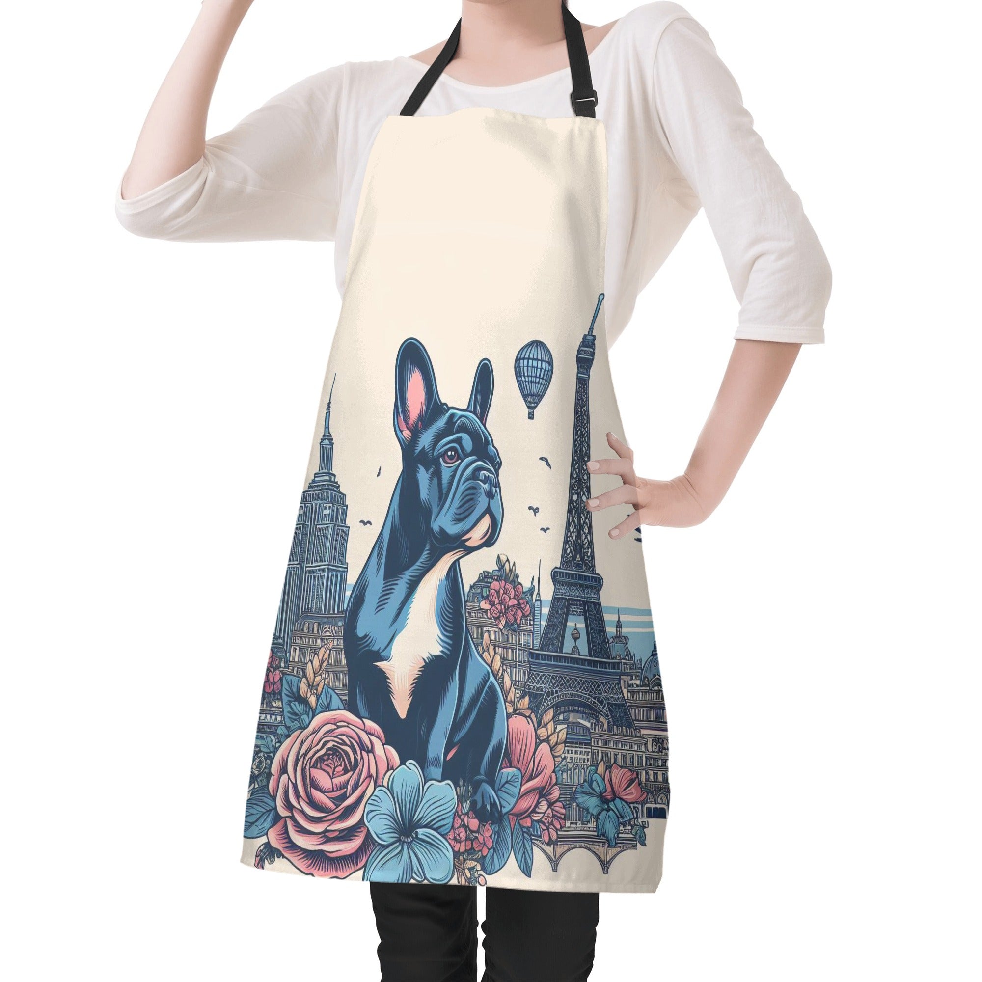 French Bulldog Paisley Apron Cute Frenchie Essential