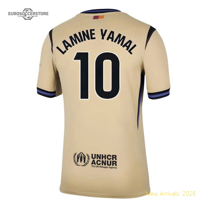 2025-2026 Barca Away Jersey (lamine Yamal 10) - Fantastic Value