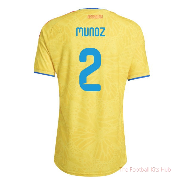 2026-2027 Colombia Authentic Home Shirt (Munoz 2)