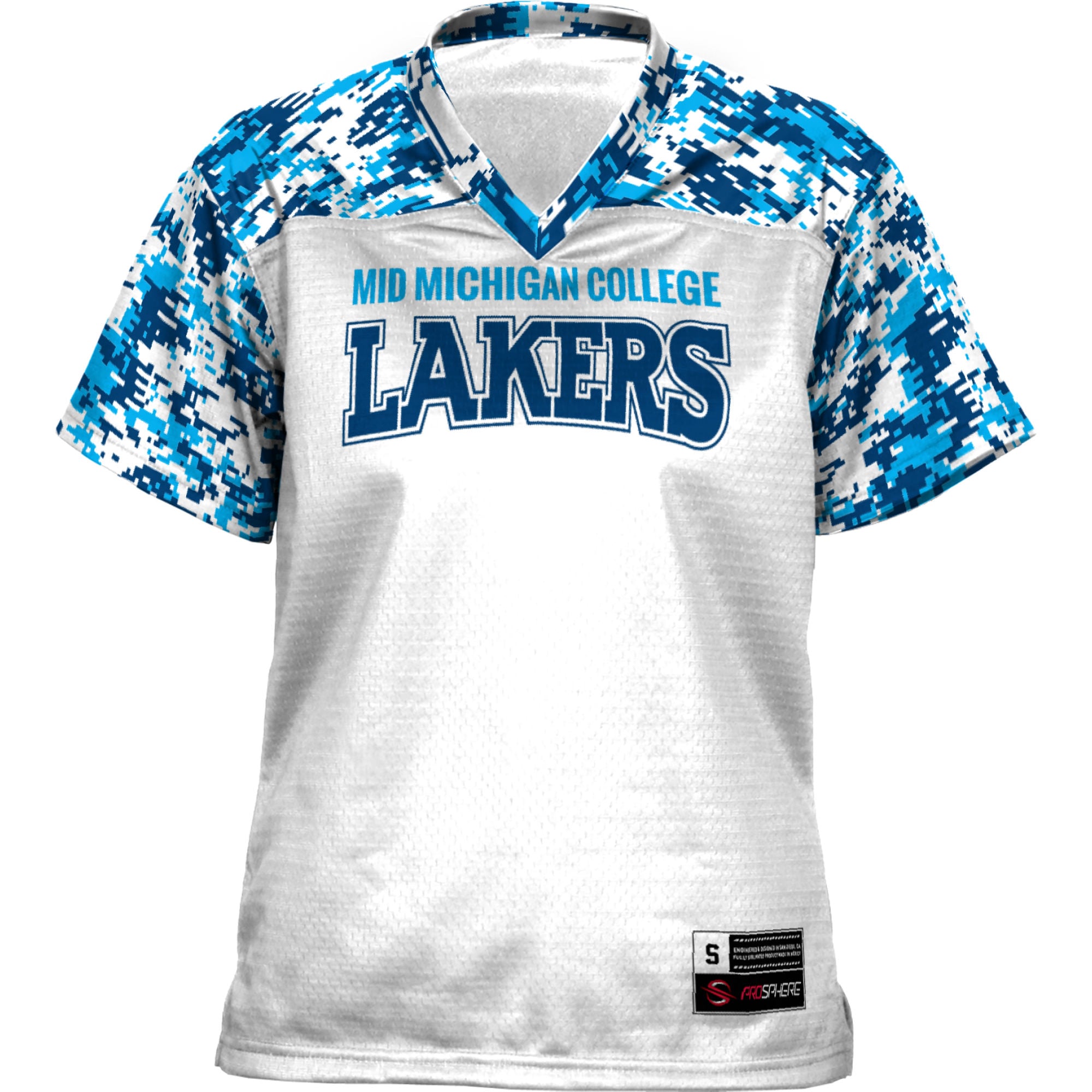 Women's White Mid Michigan College Football Jersey