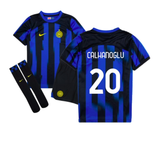 2023-2024 Inter Milan Mini Home Kit (Calhanoglu 20) Quick Dry