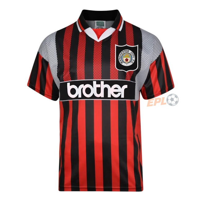 1994 Man City Soccer Jerseys modern Away Football Shirt