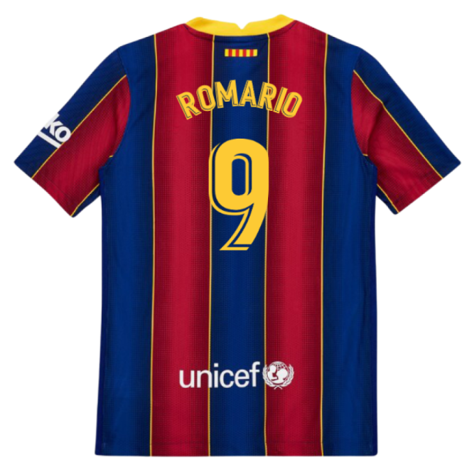 Top-grade 2020-2021 Barca Vapor Match Main Jersey (kids) (romario 9)
