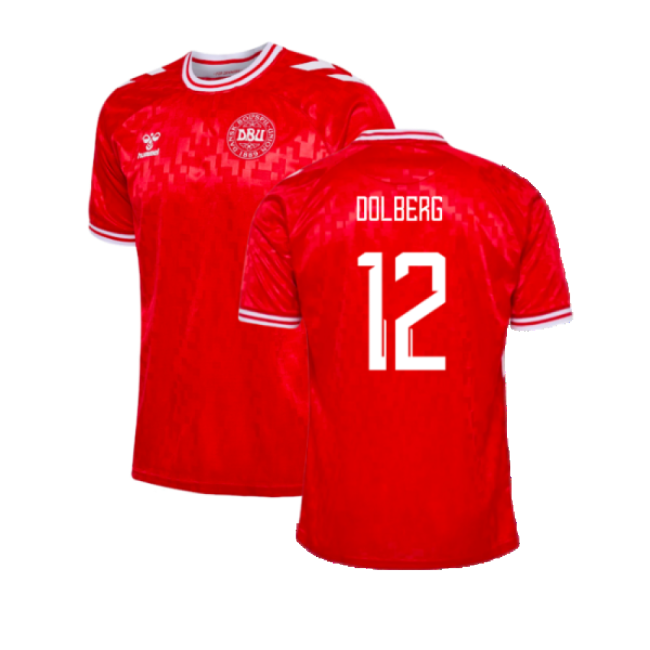 Denmark official style Home Shirt 2024-2025 (Adult