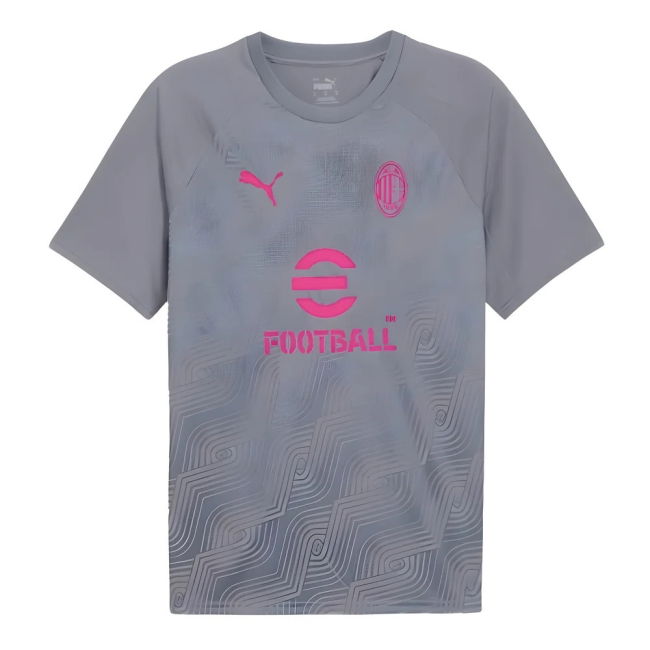 2023-2024 AC Milan Prematch SS Jersey (Gray Tile)