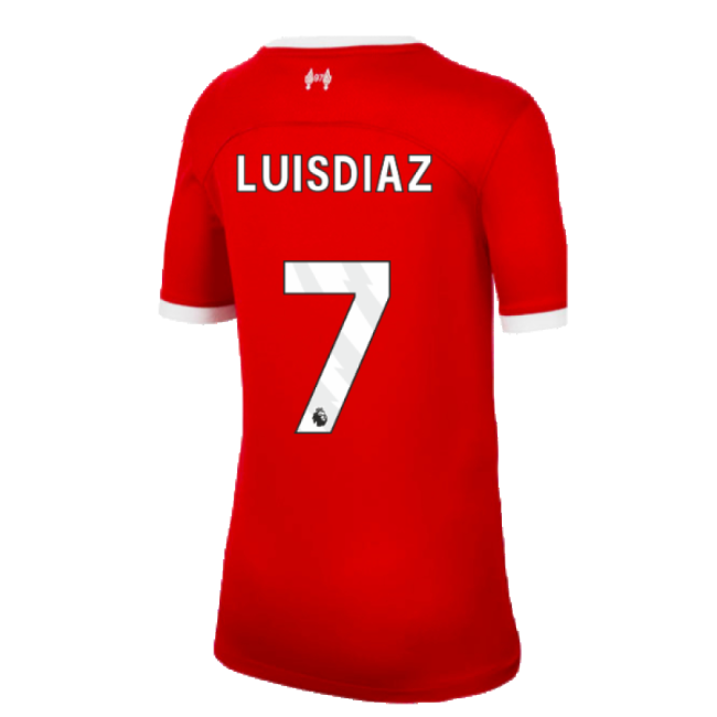 Liverpool Genuine 2023-2024 Liverpool Home Shirt (Kids Size) (Luis ...