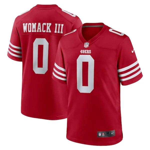 San Francisco 49ers Game NFL Jersey - Scarlet | Premium Football Ap...