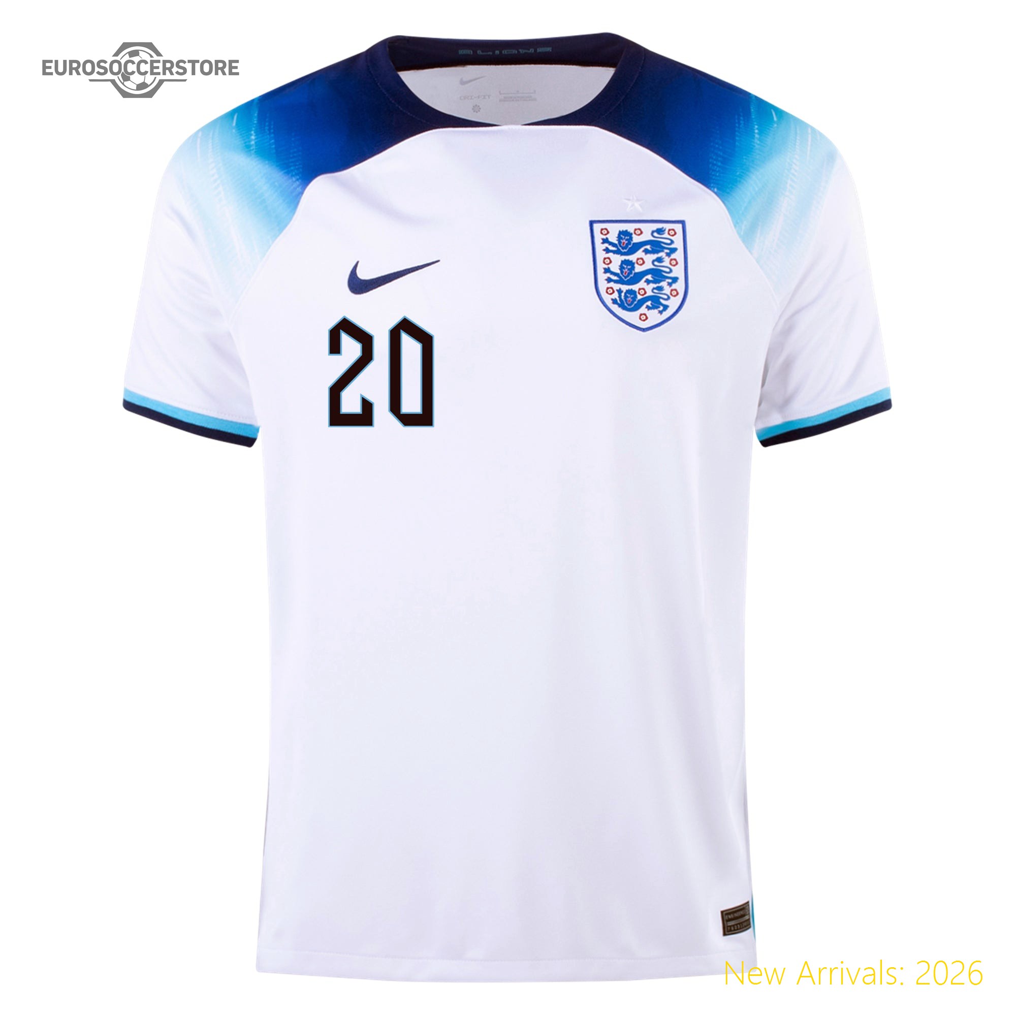 Trendy Kids Eng Foden England Home Home Authentic Jersey 2022