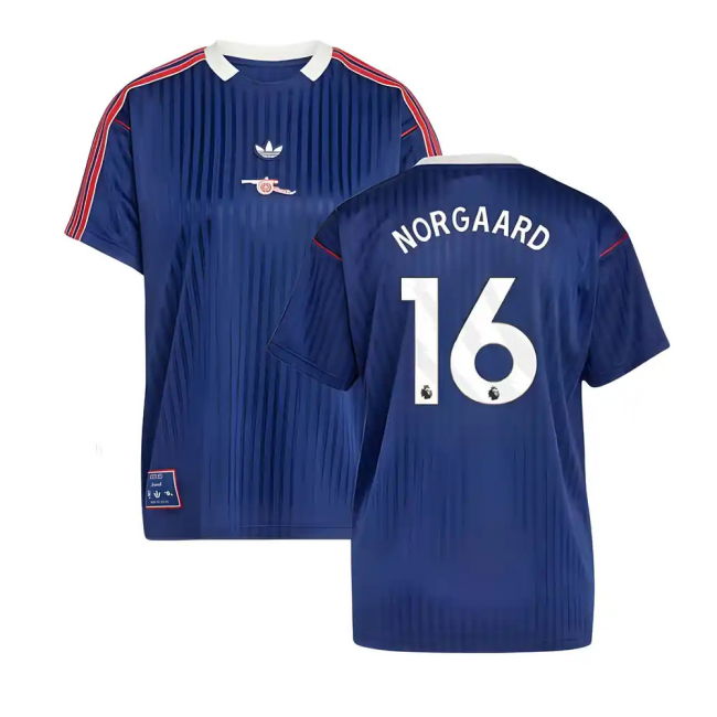 Arsenal Terrace Icons Shirt (Navy) (Norgaard 16) - high quality