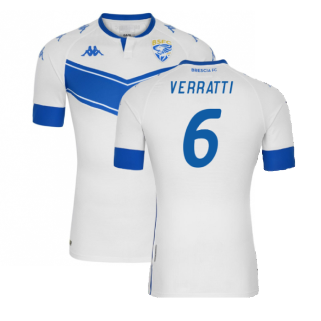 Official Brescia 2020-21 Away Shirt (Sponsorless) (Xl) (Verratti 6)
