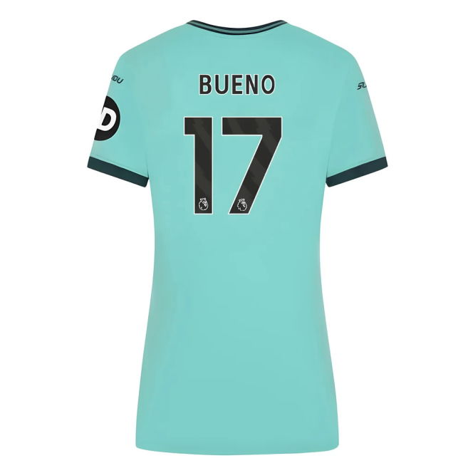 Committed Wolves Wolves Away Shirt Womens Bueno #17 Durable Materi...