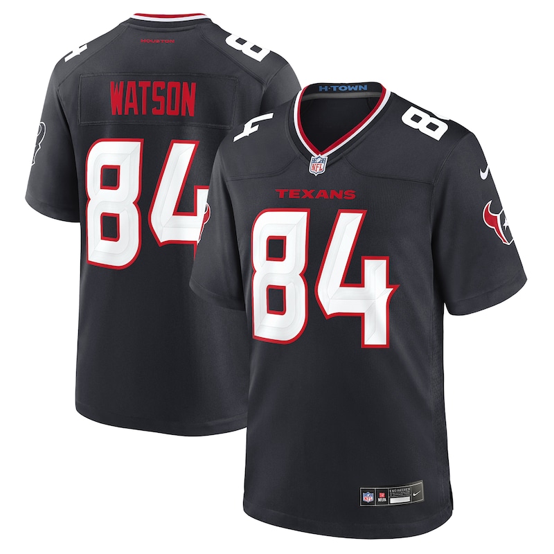 None Justin Watson Houston Texans Historic Franchise Authentic Jersey
