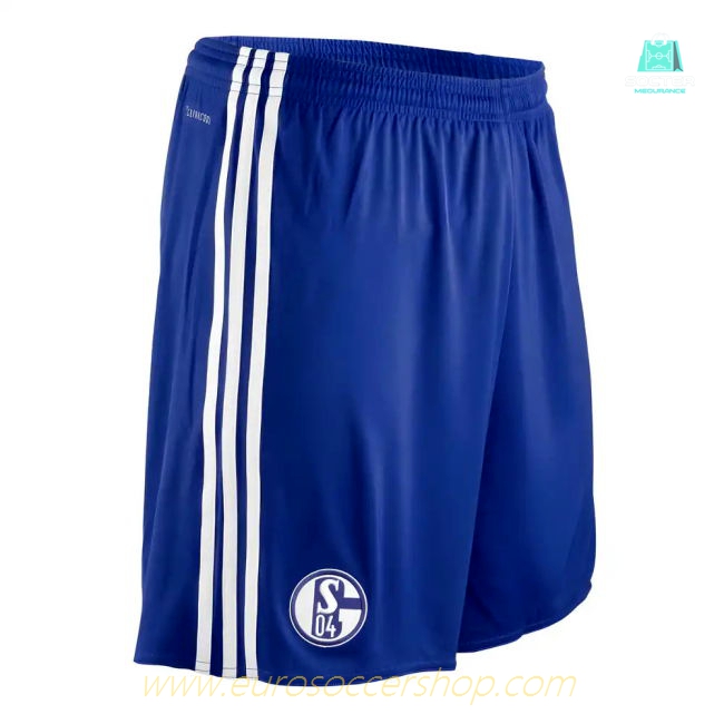 2017-2018 Schalke Adidas Away Shorts (Blue) - Kids