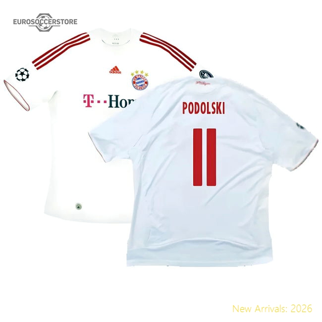 Bayern Munich Third (very Good) Xxl) (podolski Jersey Athletic Fit