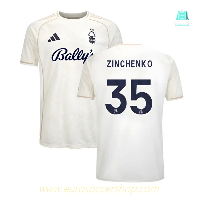 2025-2026 Nottingham Forest Away Shirt (Zinchenko 35)