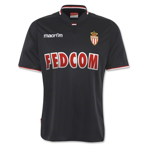 Performance Driven 13-14 AS Monaco FC Away Black Jersey Shirt