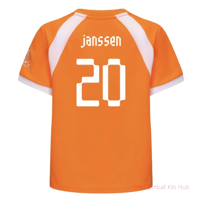 2025 Netherlands WEC Poly T-shirt (Orange) - Kids (Janssen 20)