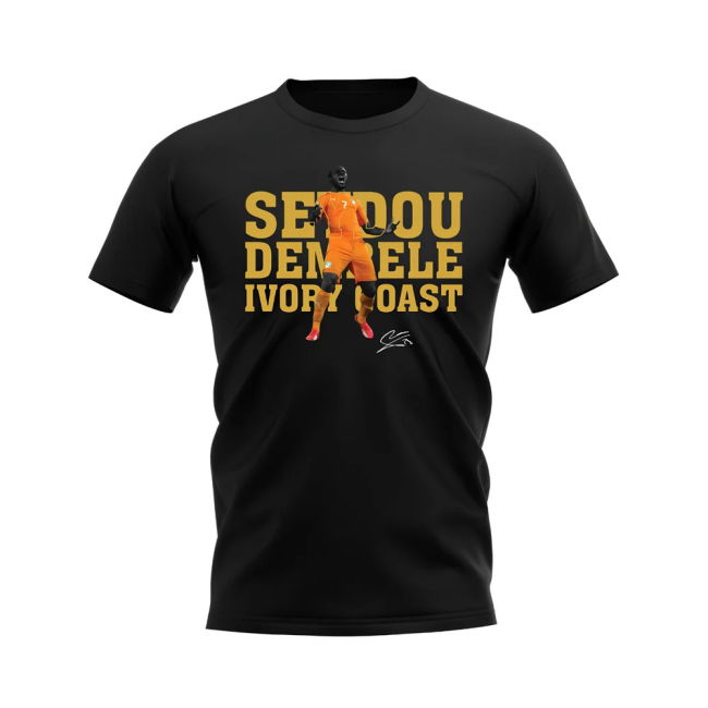 Performance-Driven Seydou Doumbia Ivory Coast Player Tee (Black)