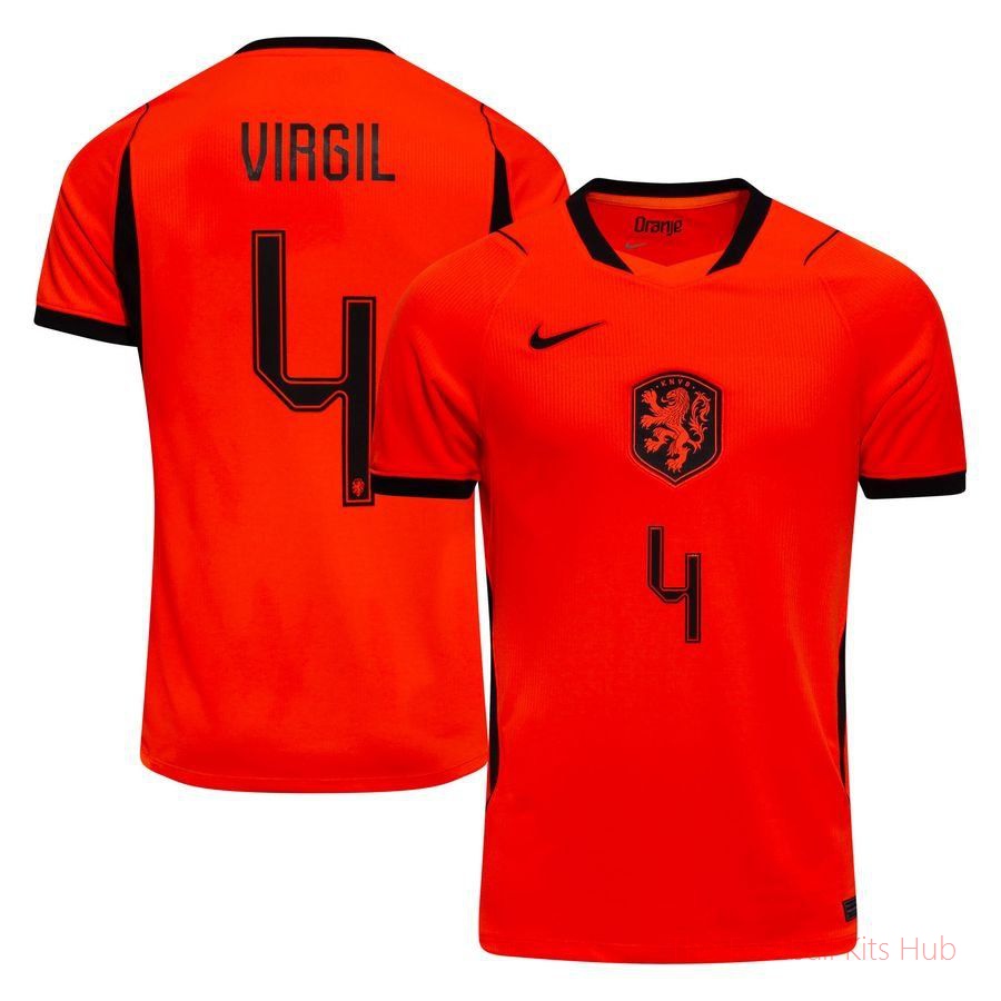 [SJH] Holland Home Shirt World Cup 2026 VIRGIL 4
