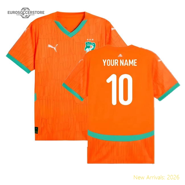 Excellent 2024-2025 Ivory Coast First Jersey (your Name)