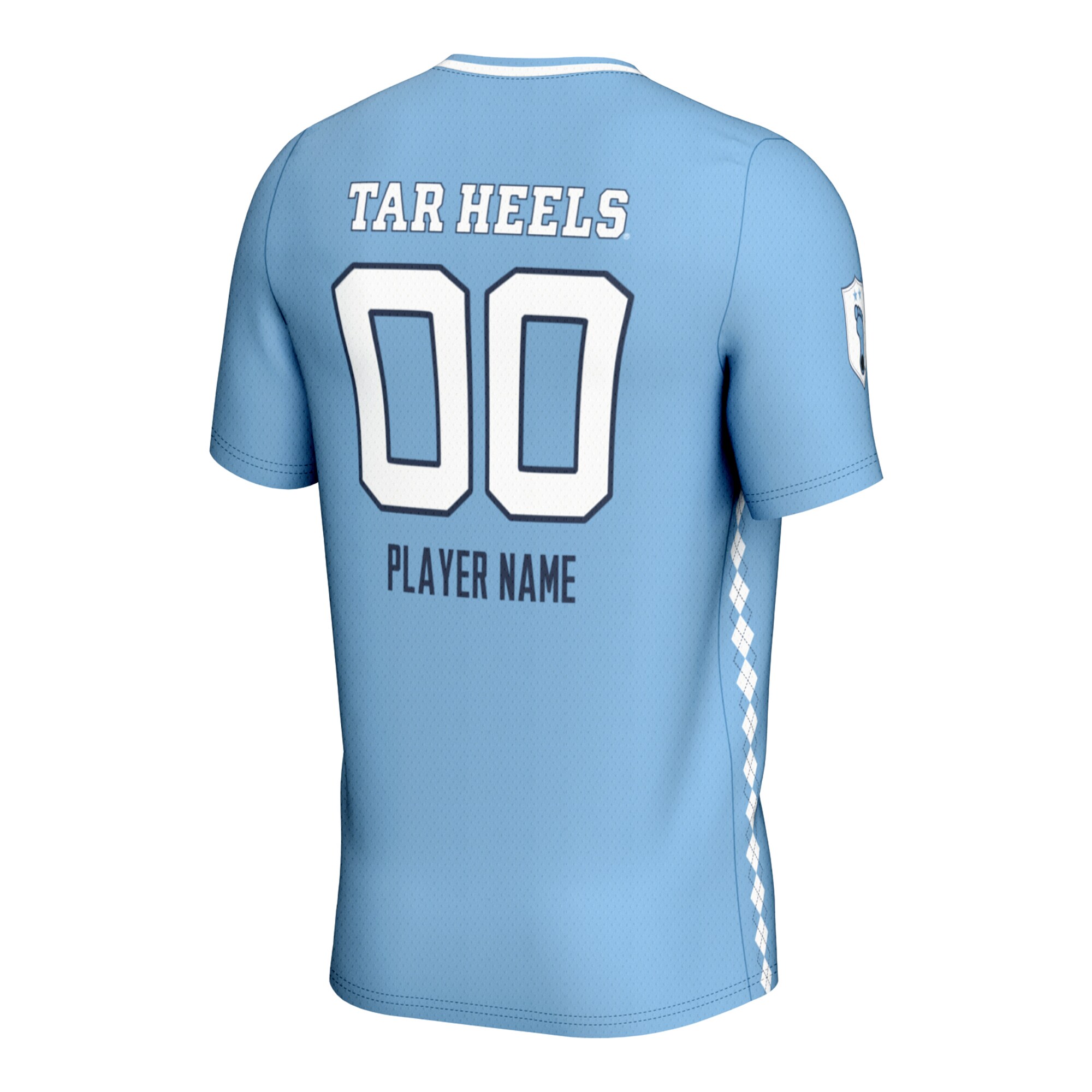 [NJP] North Carolina Tar Heels GameDay Greats Youth NIL Pick-A-Player Lightweight Men's Soccer Jersey - Carolina Blue