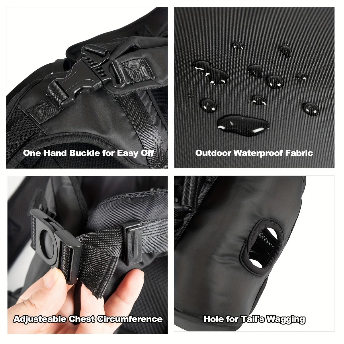 Premium Bullyback French Bulldog Backpack Carry – Secure Dog Travel P...