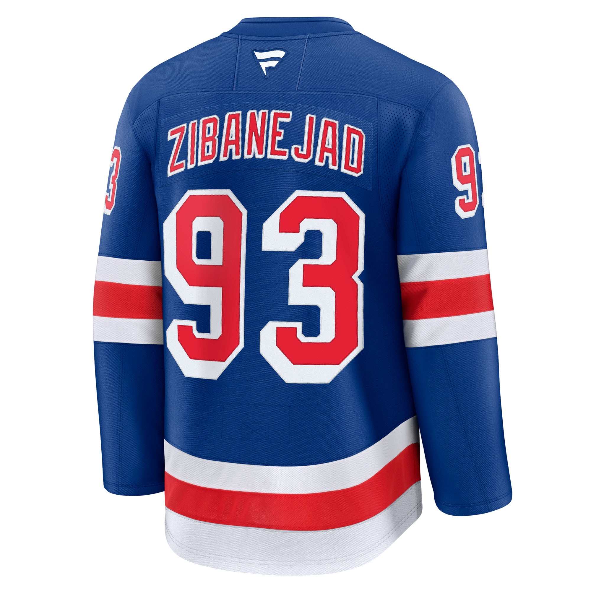 [LK] Mika Zibanejad New York Rangers Home Premium Jersey - Blue