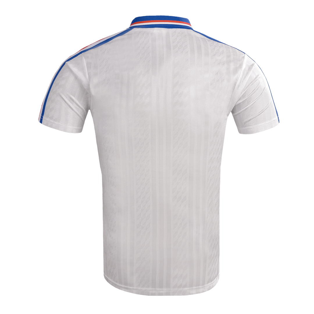 Retro 1994 France Away  Soccer Jersey Authentic Kit